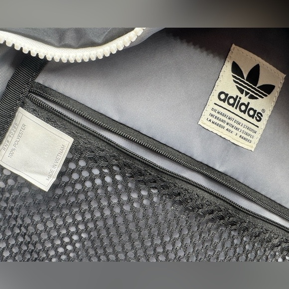 Adidas Black and White Backpack Compact Design - Picture 8 of 8